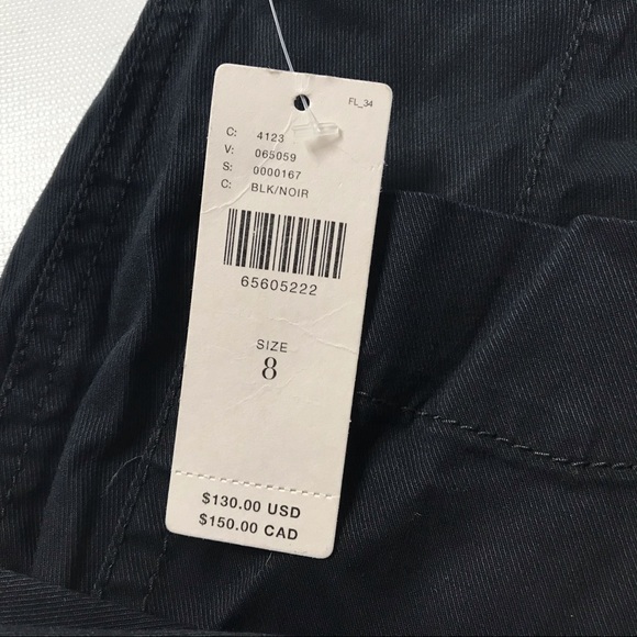MAEVE by Anthropologie Cigarette Pants Size 8 Black Women’s New 4123650590167 - Picture 6 of 9